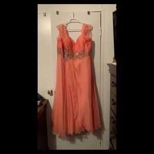 Melon Colored Dress